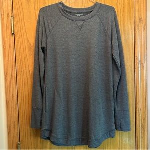 Tek Gear Size M Gray Tunic Sweatshirt $12